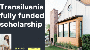 Transilvania fully funded scholarship