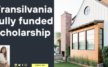 Transilvania fully funded scholarship