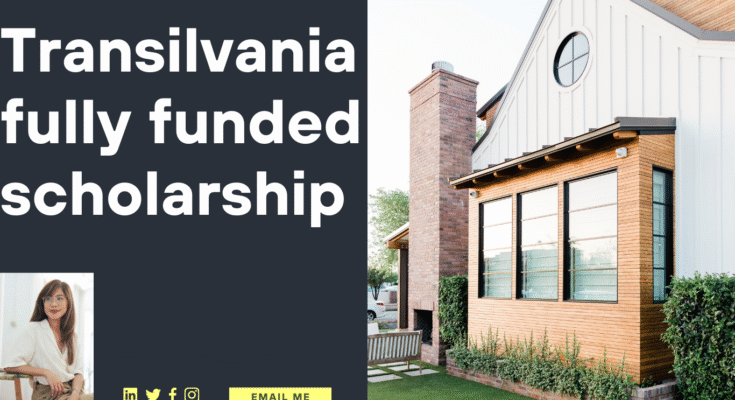 Transilvania fully funded scholarship